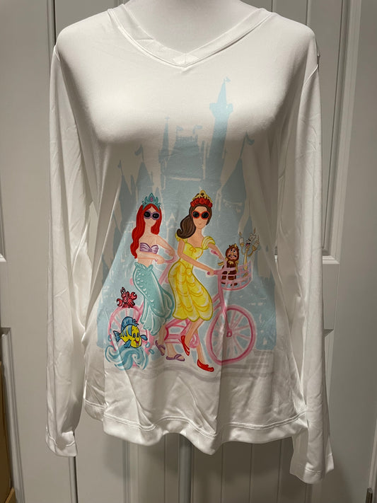 SALE! FTL Mermaid and Yellow Princess Illustration Shirts