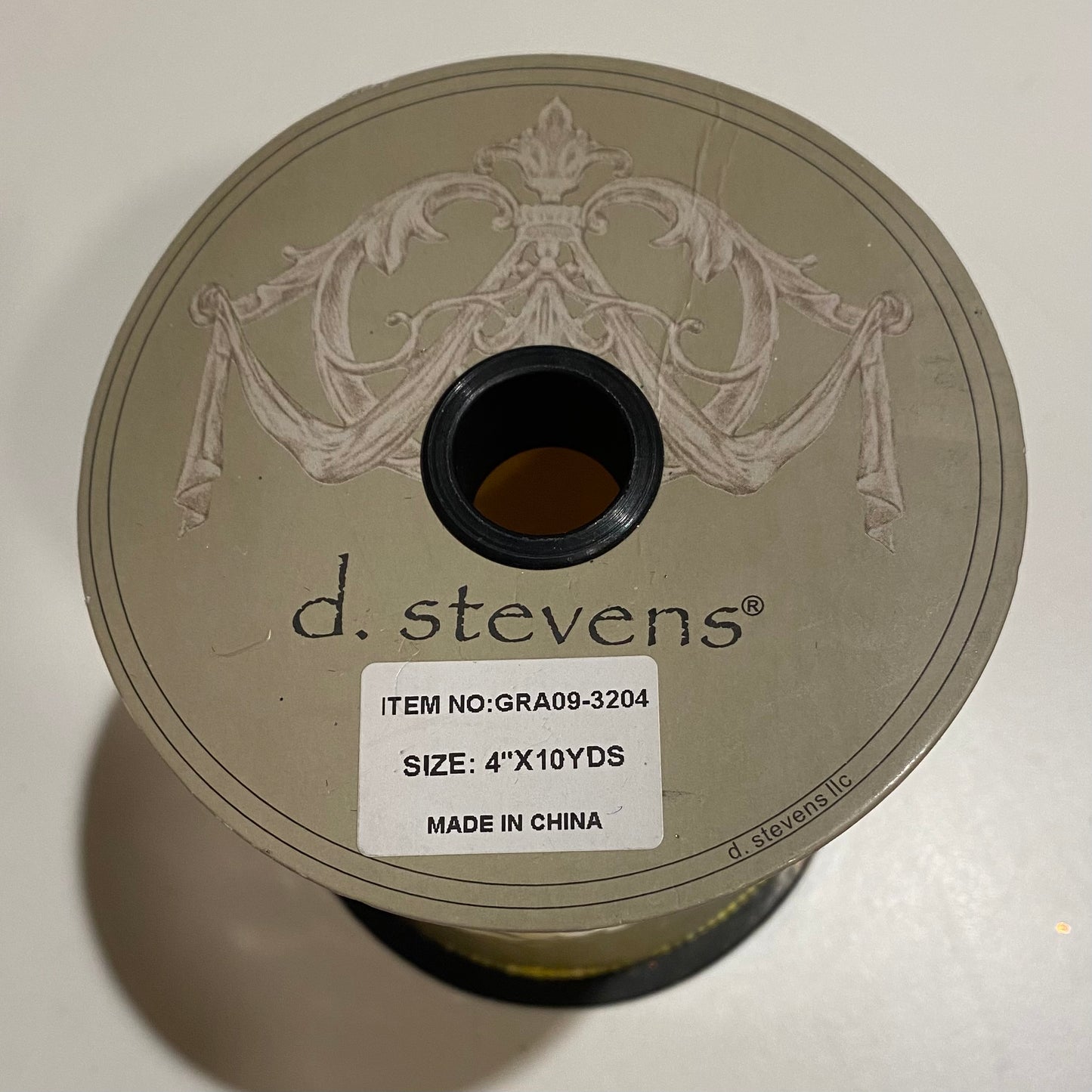 4” Sunshine Yellow & White Polka Dots Ribbon