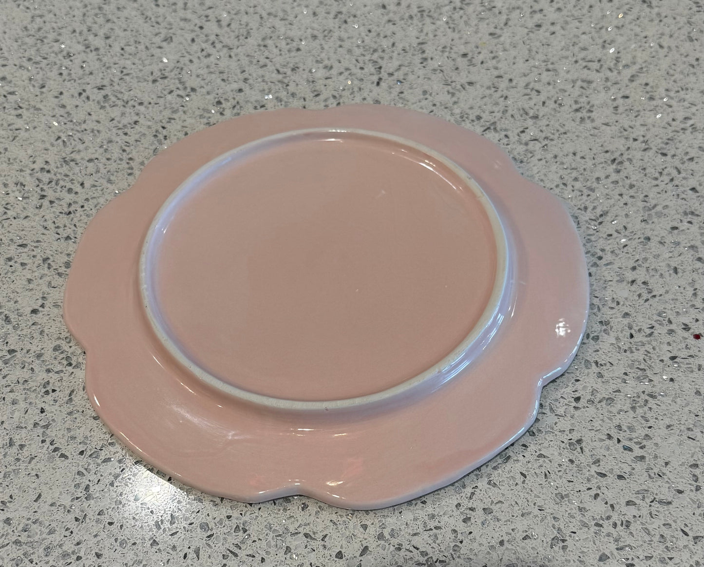 Soft Pink Cabbage Dinner Plates: Set of Four
