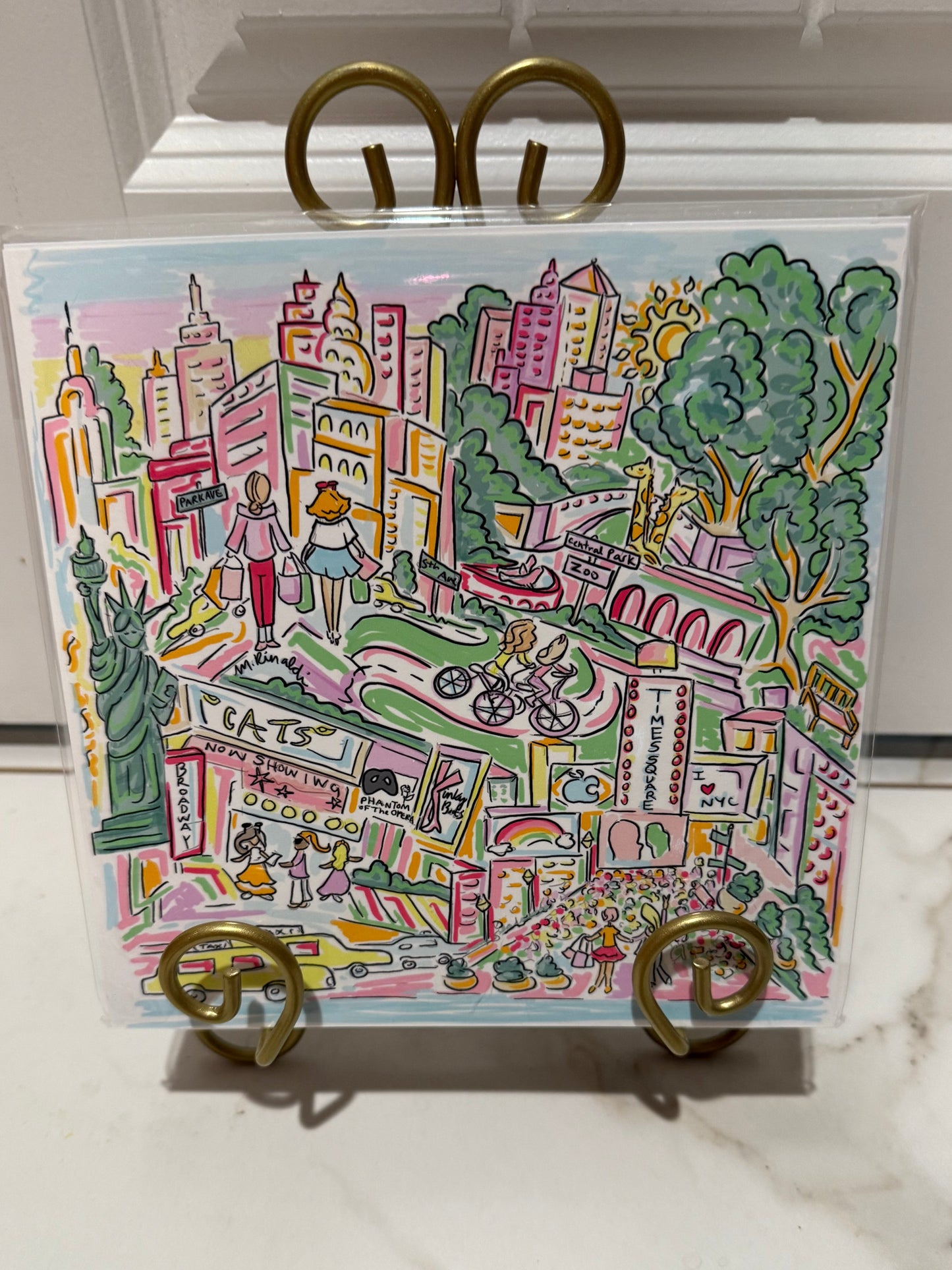 Medium & Large Gold Easels