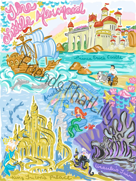 SALE! Little Mermaid Blanket