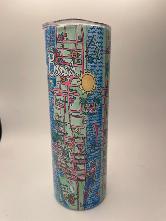 Spring Sale Alert! Palm Beach Map Tumbler Price Drop!