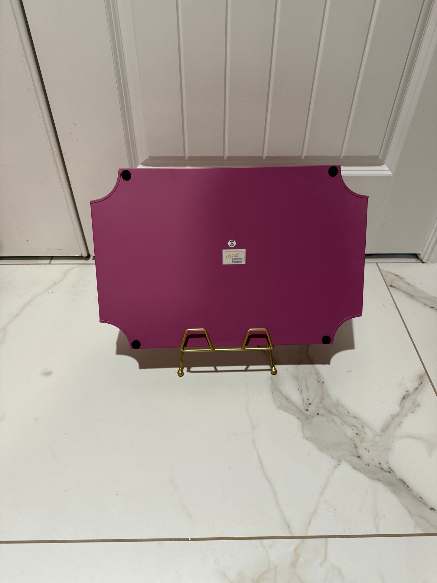 Garden Party Jaye Tray - Pink & White