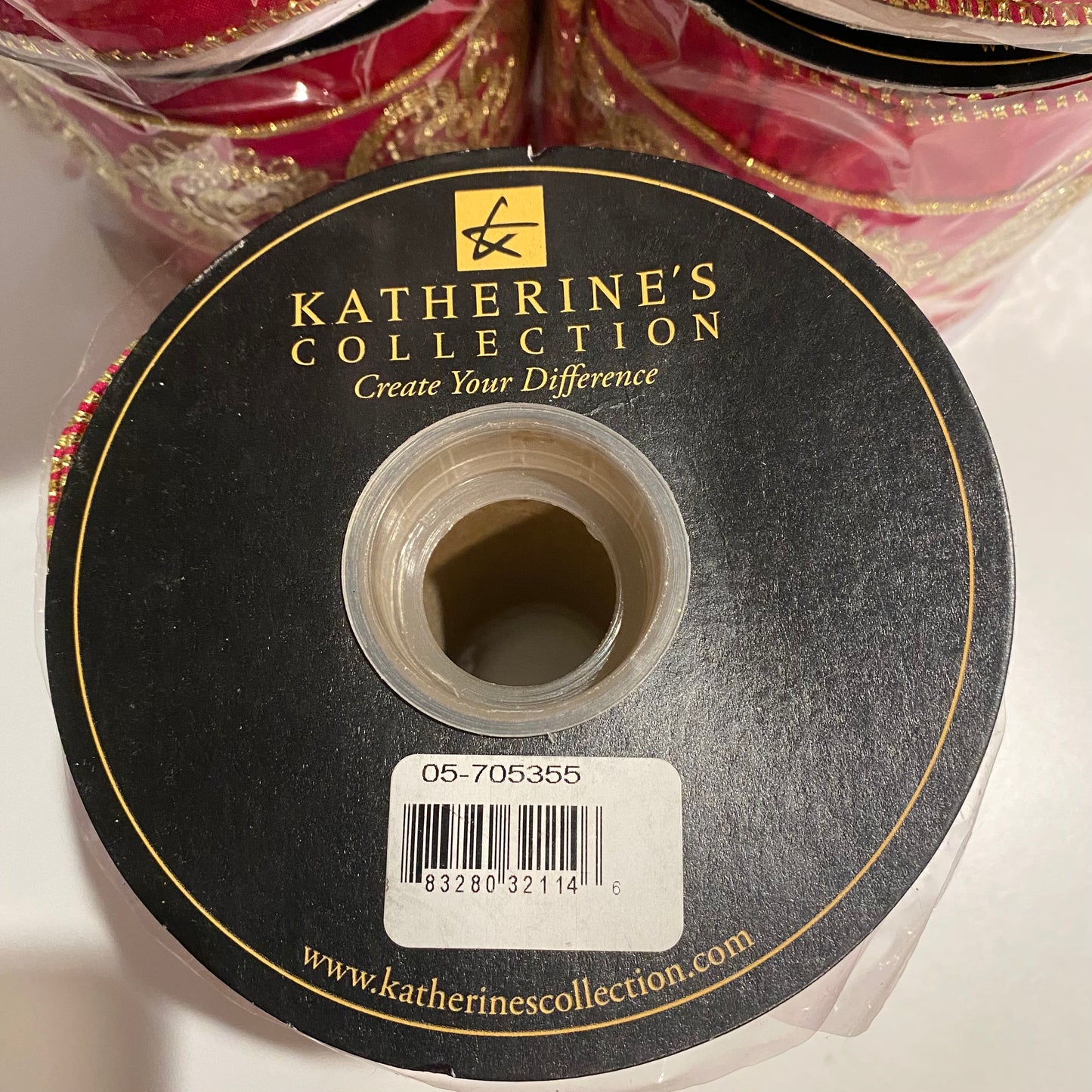 4” Wide Berry Red Ribbon