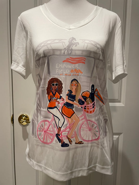 SALE! Denver Broncos Illustration Shirts