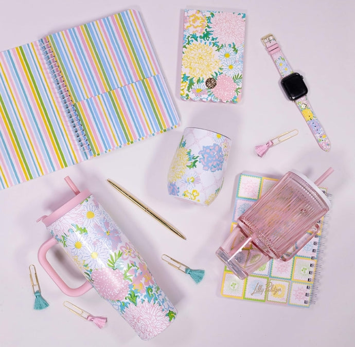Lilly Pulitzer Insulated Stemless Tumbler in Lilly Garden Home