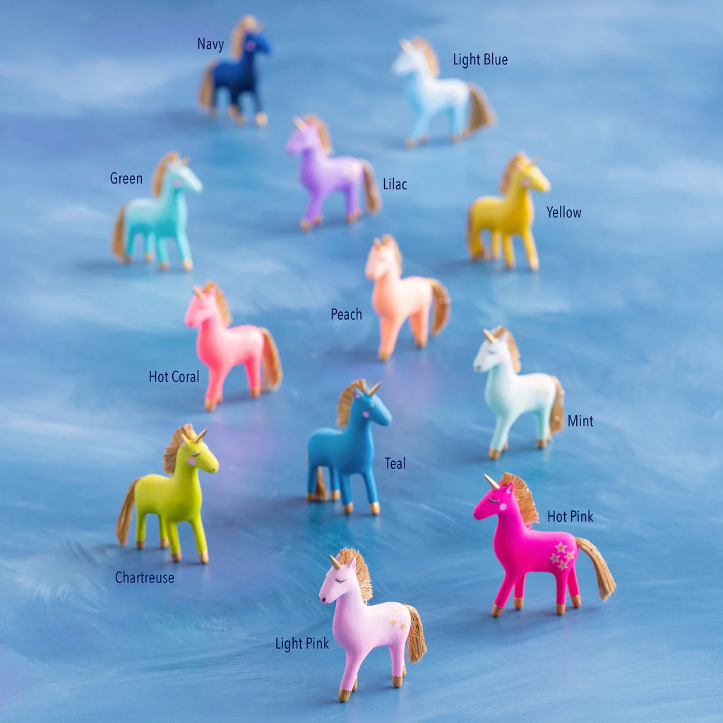 Colorful Unicorn Ornaments: Sold Individually