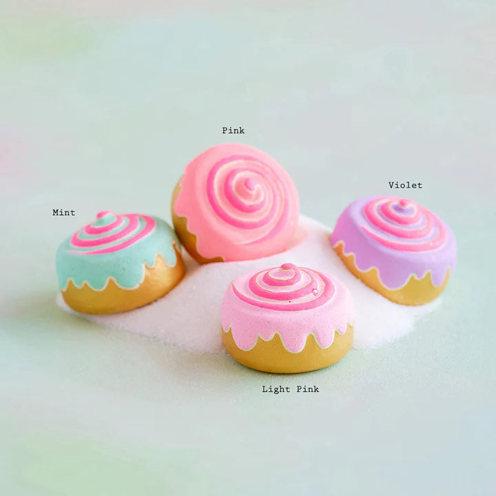 Cinnamon Roll Ornament: Available in Four Colors