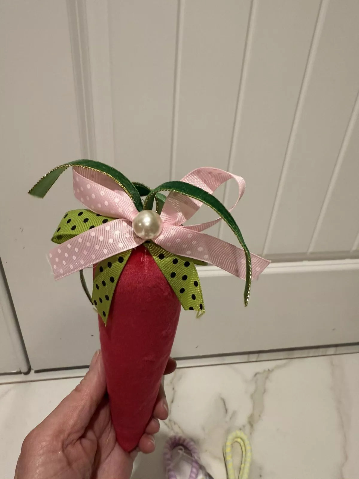 Eggstra Sweet Carrot Ornaments: Set of Three