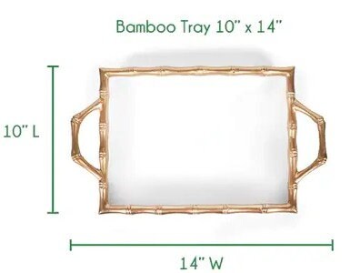 Joy Wreath Enameled Chang Mai Tray