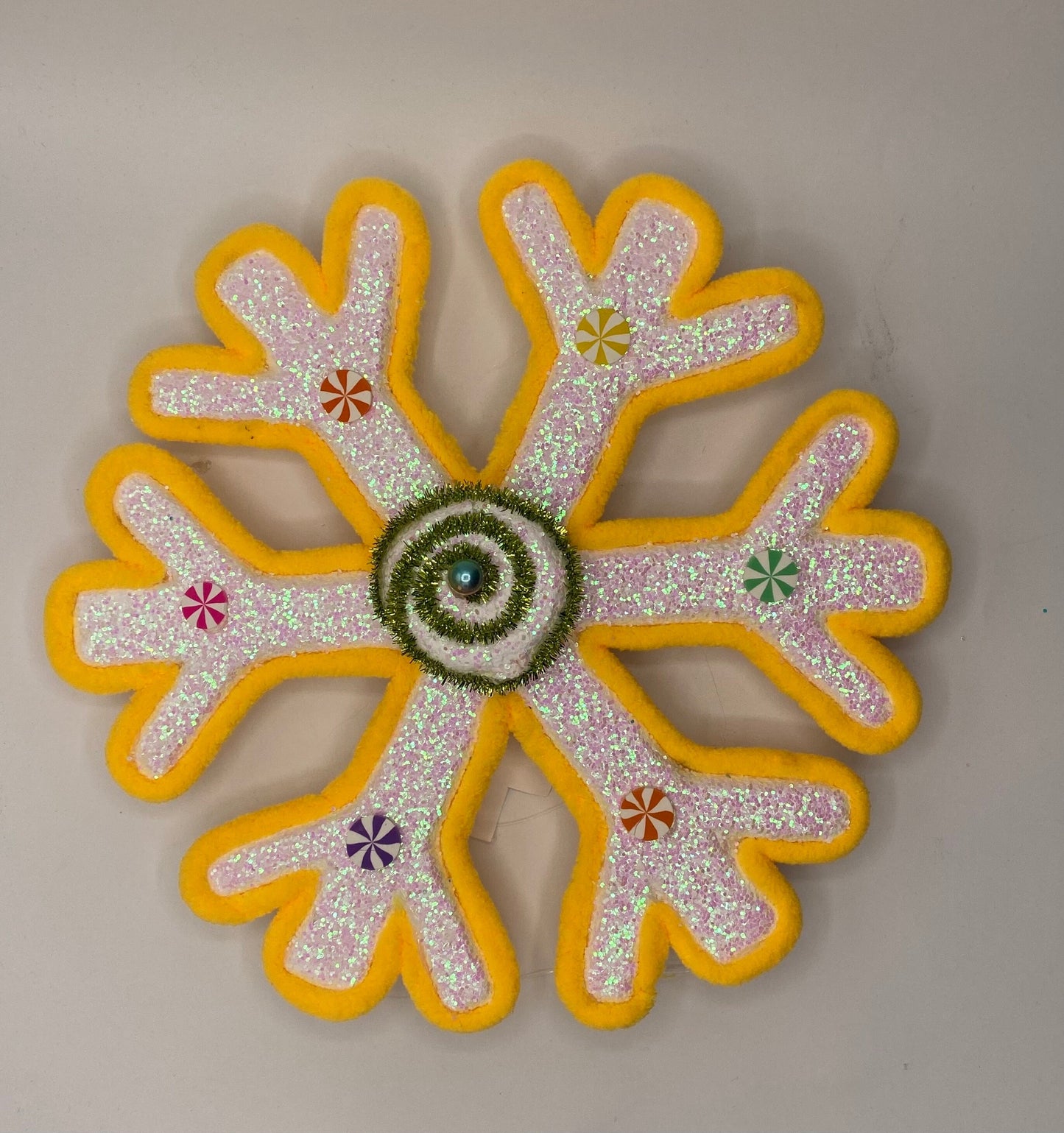 Large Candy Snowflake Ornaments no