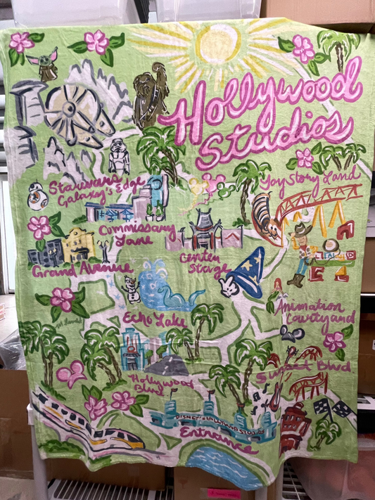 SALE! Disney Park Specific Blankets: Hollywood Studios & Animal Kingdom
