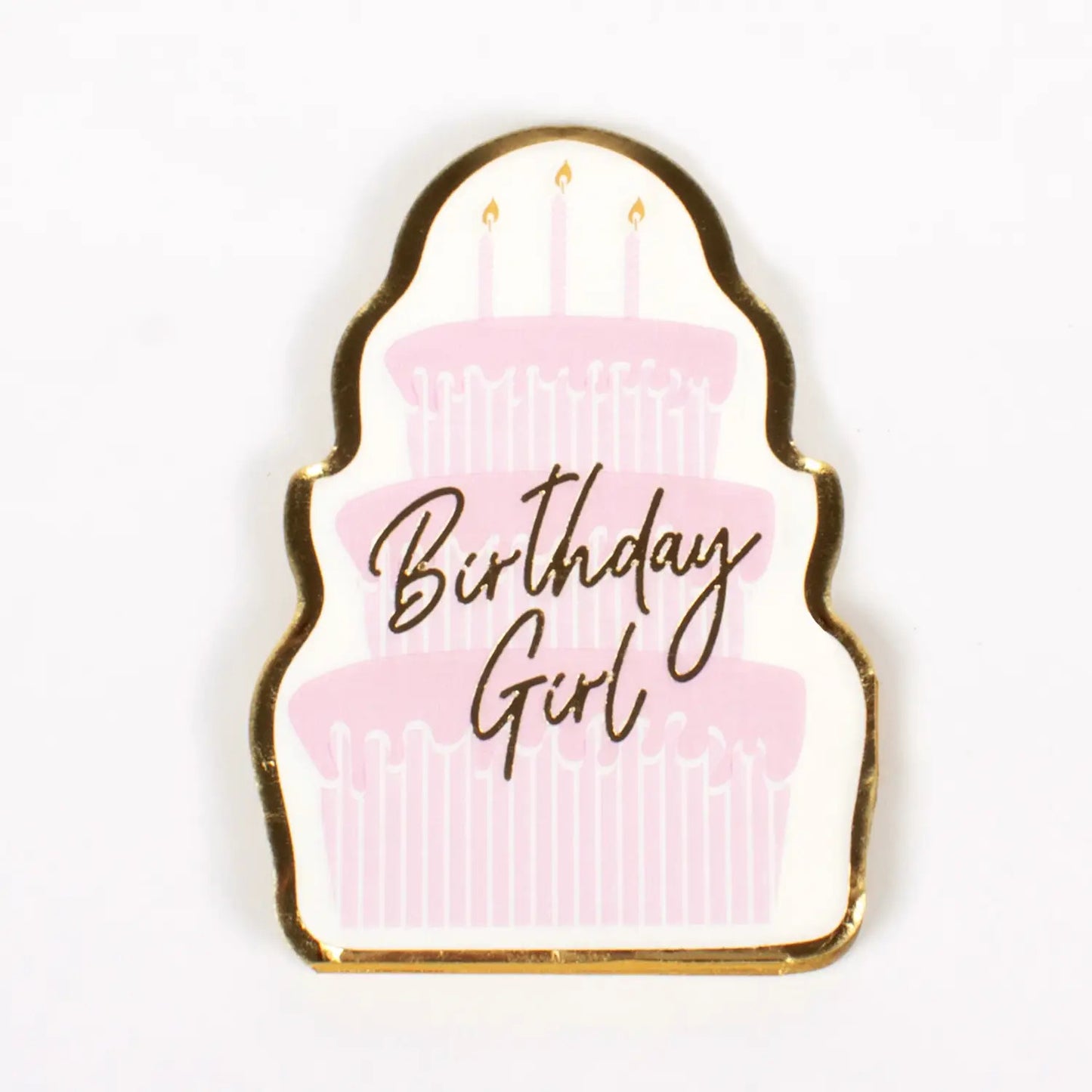 Birthday Girl Paper Die Cut Napkins *Set of 16