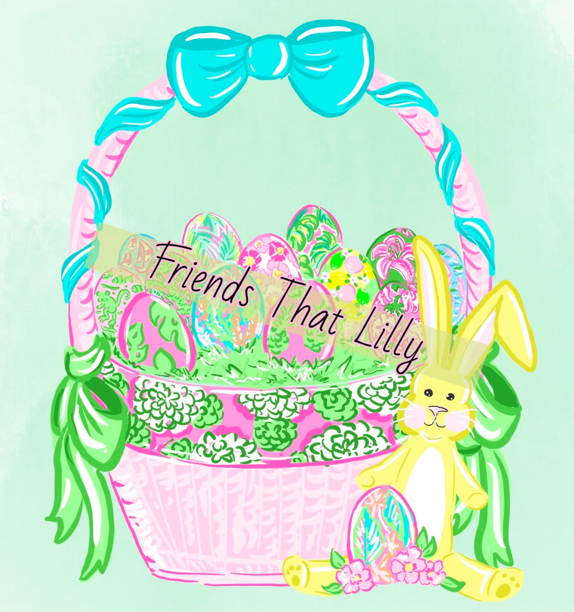 Women's T-shirts - Bunny Basket