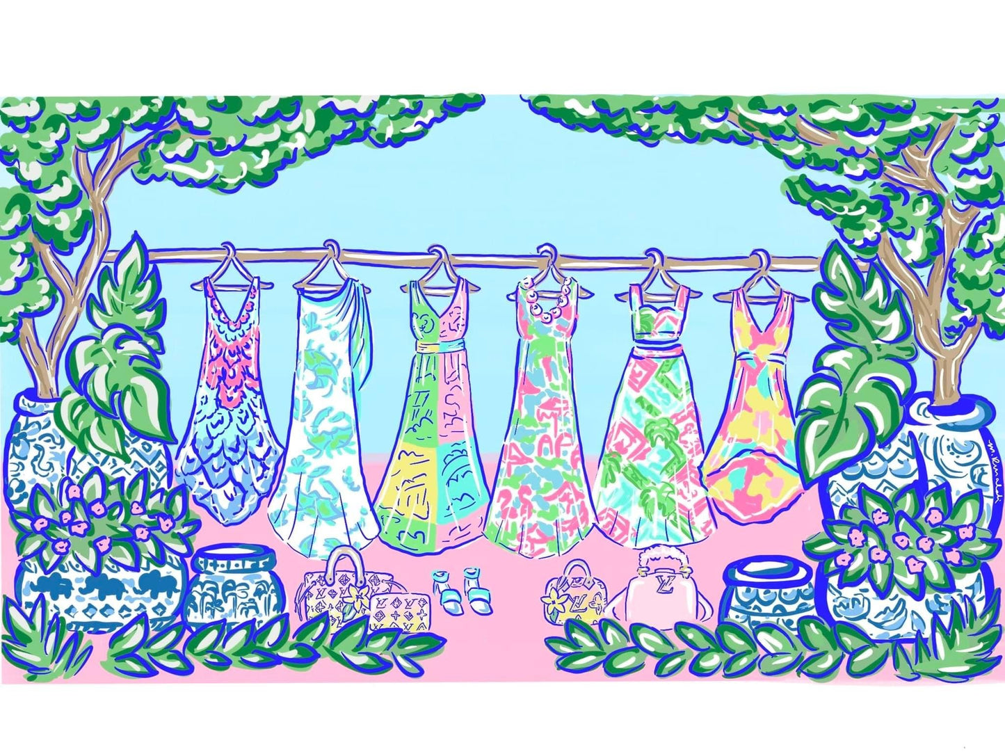 Lilly Seashells Ornaments and Shadowbox- Lilly Lover Designs