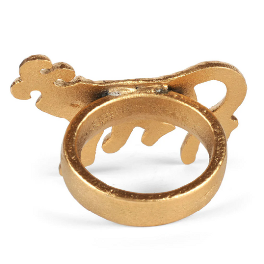 Regency Monkey Napkin Rings - Gold (4pk)