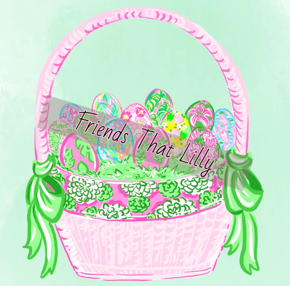 Prints - Pink Easter Basket