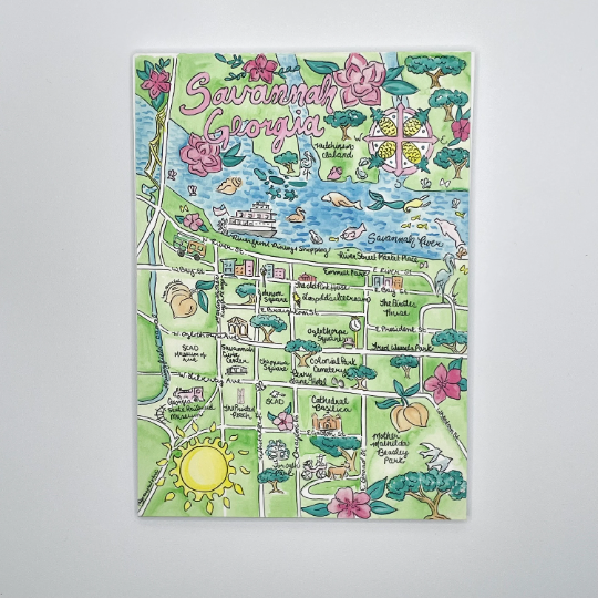 Seashells - US Cities Maps Designs