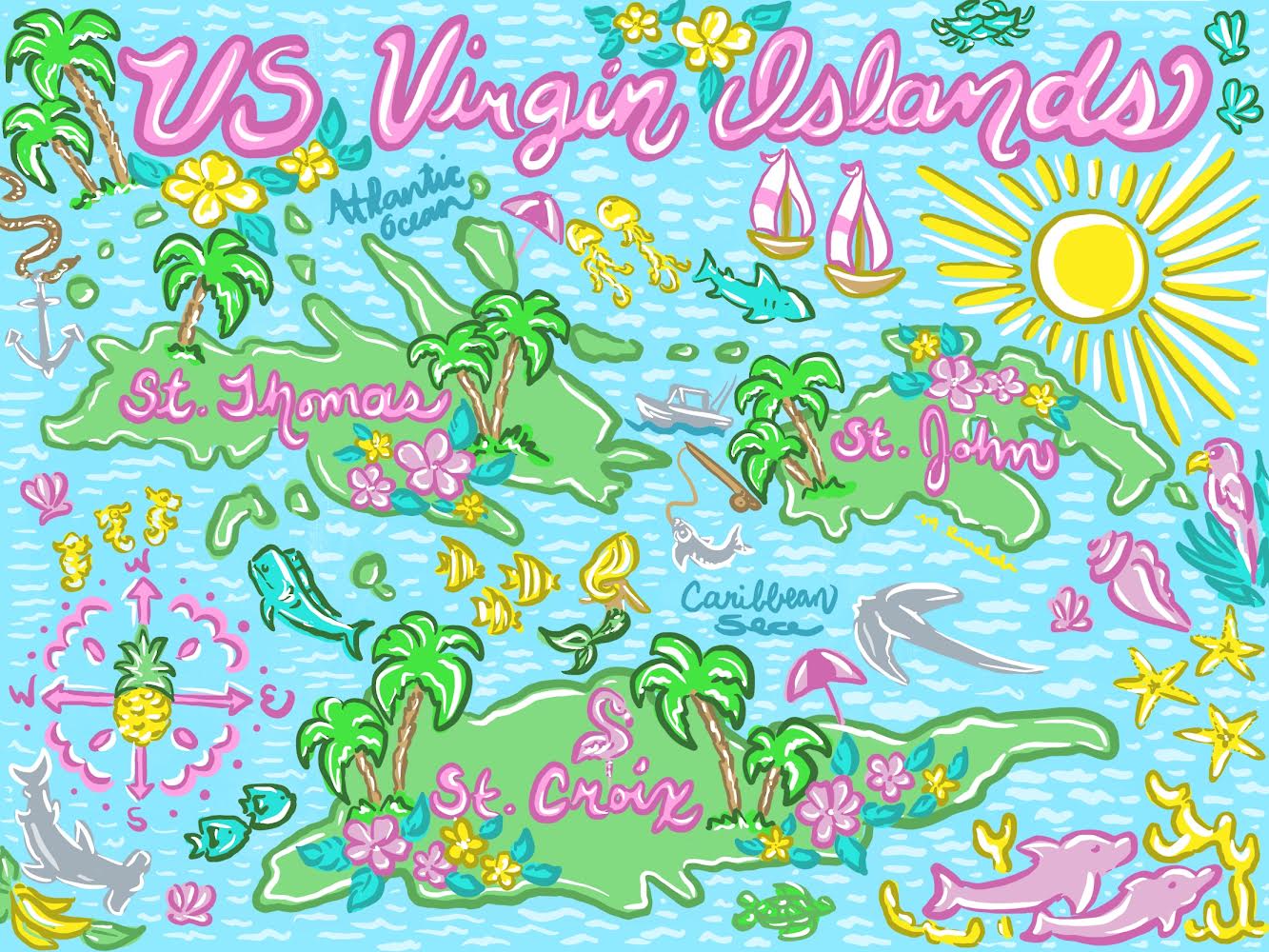 Prints - US Virgin Islands