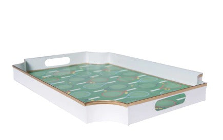 Tennis Enameled Jaye Tray