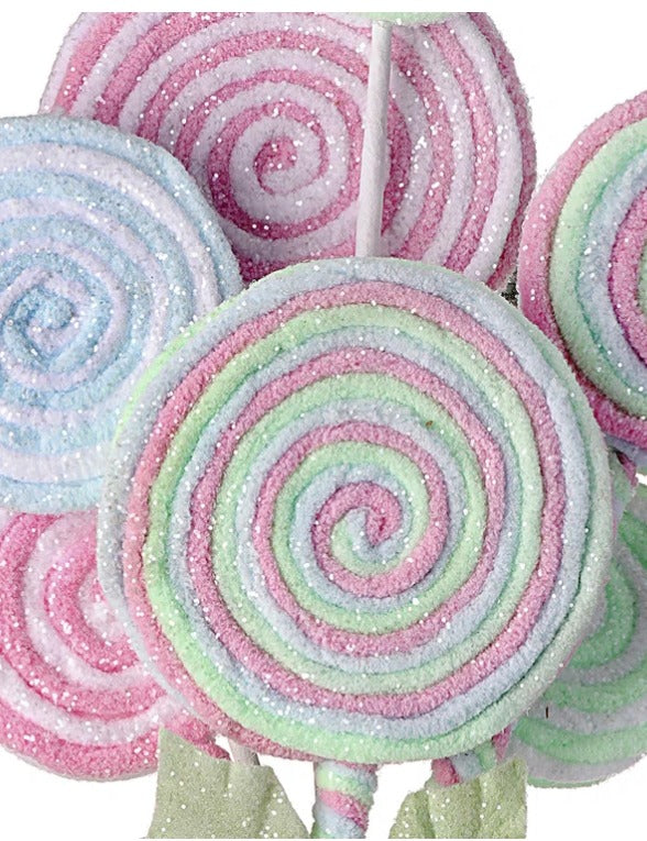 Frosted Pastel Lollipop Bundle Decor