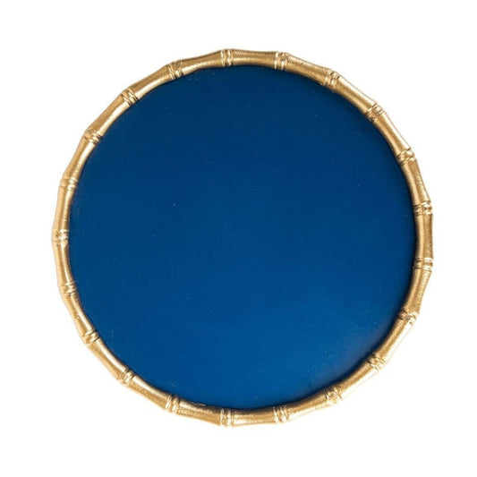 Navy Blue Color Block Chang Mai Chargettes (4pk)