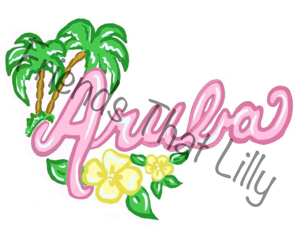Women's Pocket Style T-Shirts: Aruba