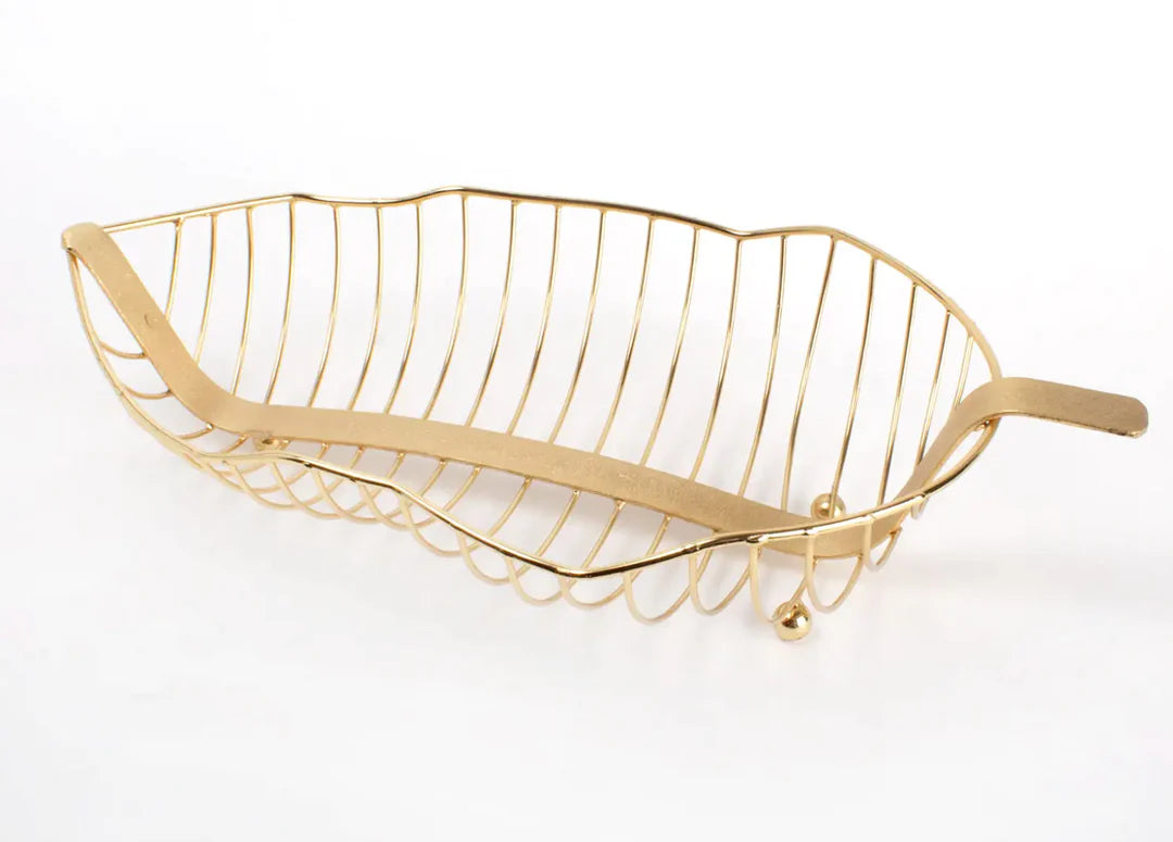 Banana Leaf Wire Fruit Bowl