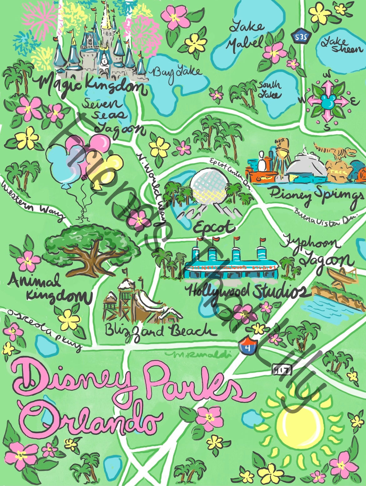 SALE! Disney Parks Orlando Blanket