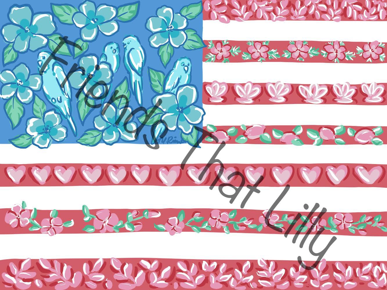 Mug: “Patriotic Flag” Design