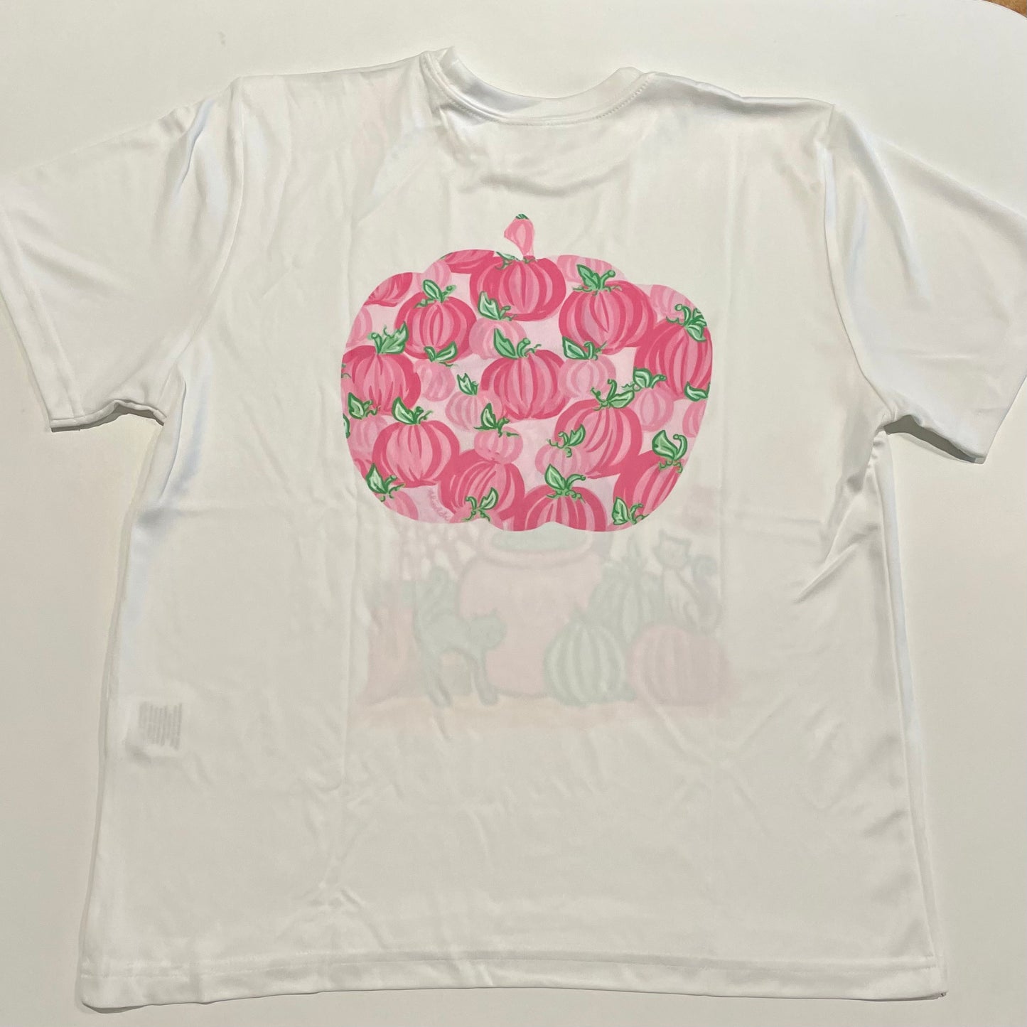SALE! Kids FTL Pink & Green Witches Halloween Girls Illustration Shirts