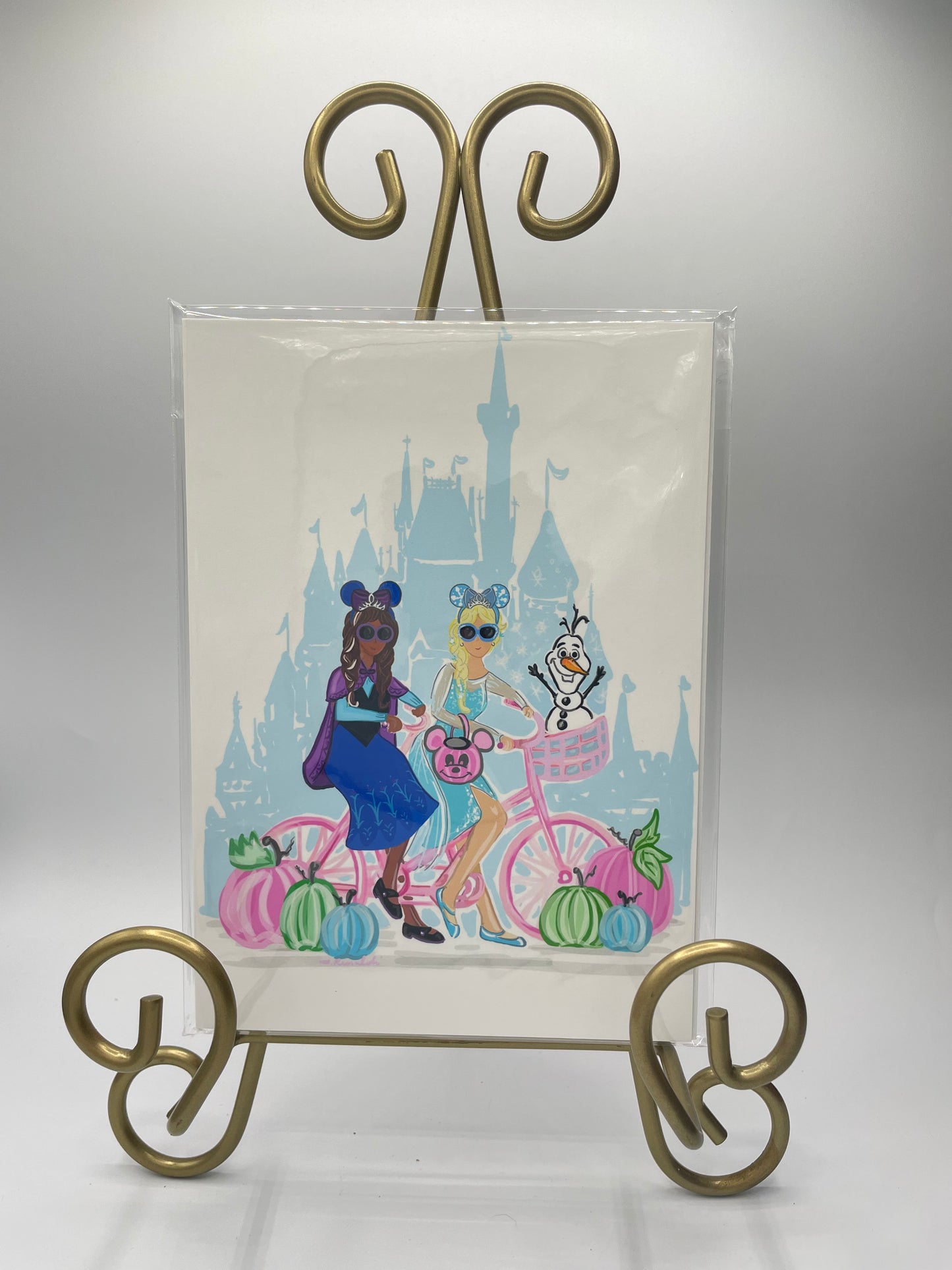 5”x 7” Cold Princesses w/ Pumpkins