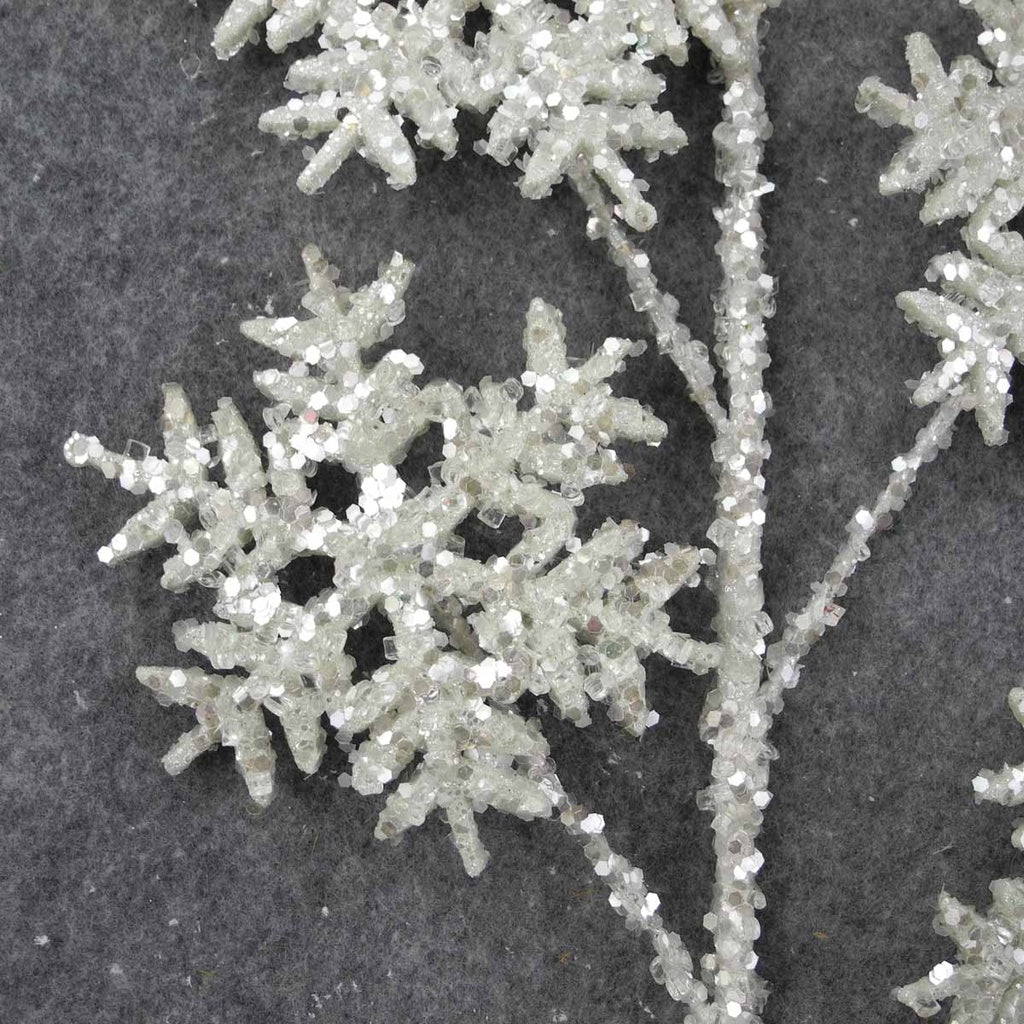 Glittered Snowflake Spray
