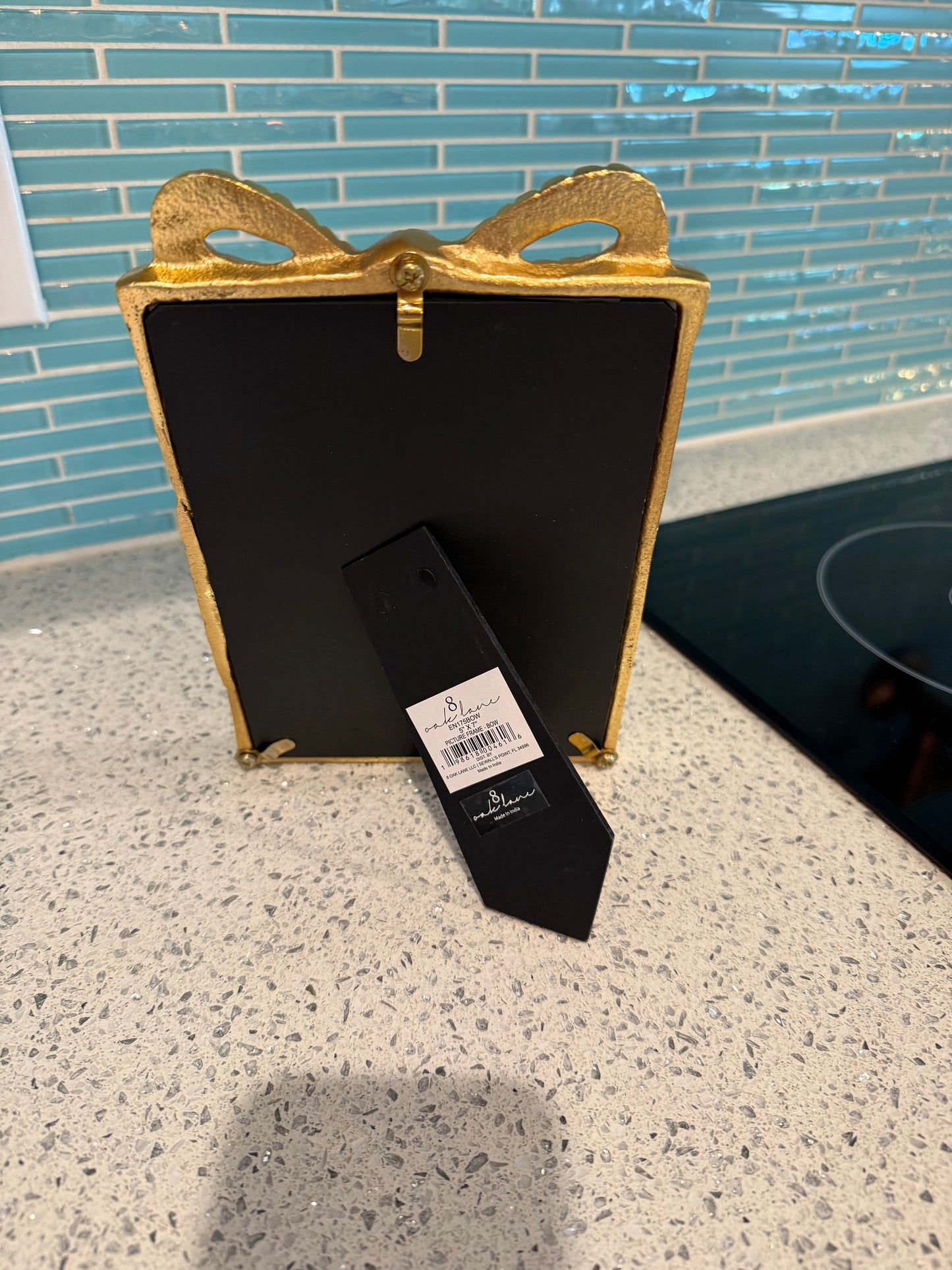 Gold Bow 5" X 7" Picture Frame