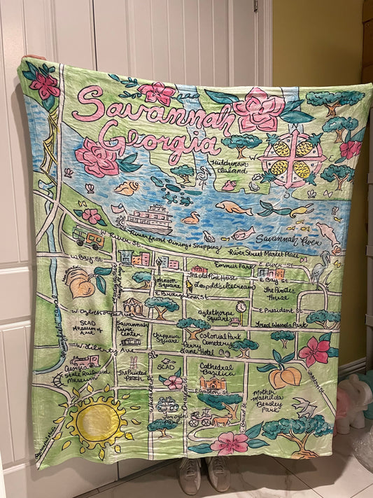 SALE! Savannah, GA Blanket