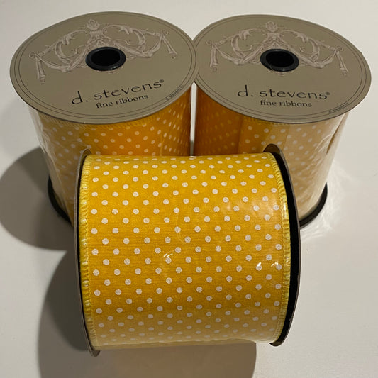 4” Sunshine Yellow Ribbon