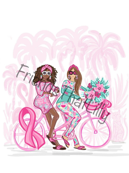 SALE! "Pinktober" Breast Cancer Illustration Shirts