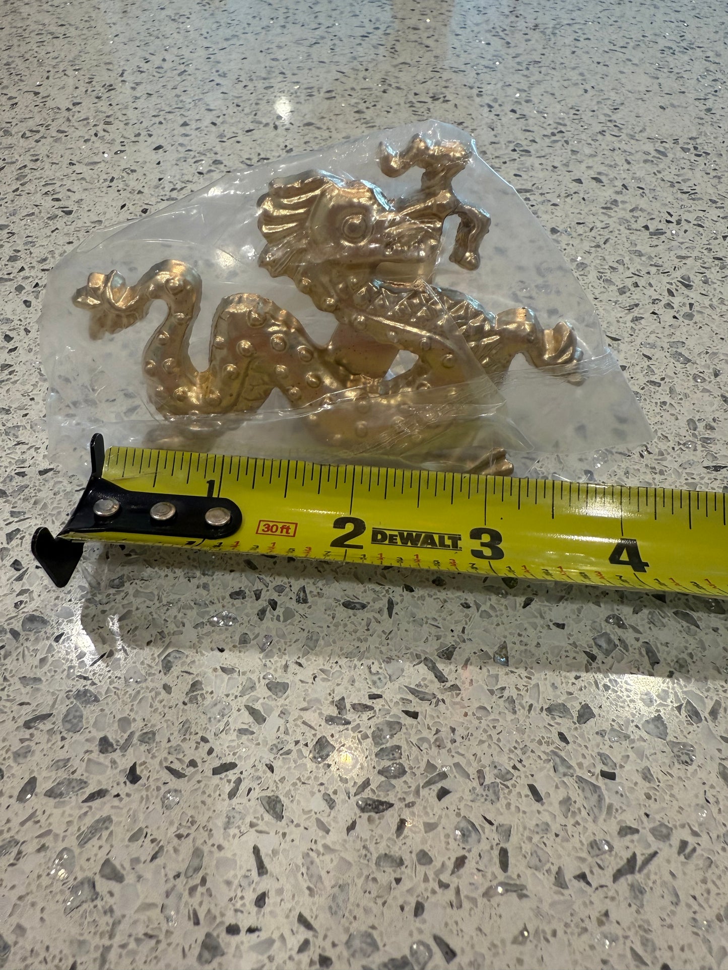 Gold Dragon Napkin Ring Set of Four