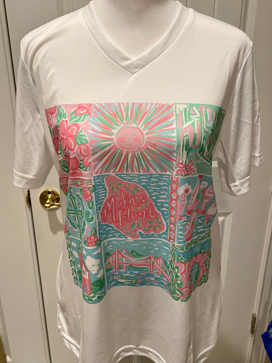 Women's T-Shirts: FTL Mackinac Island Illustration Design