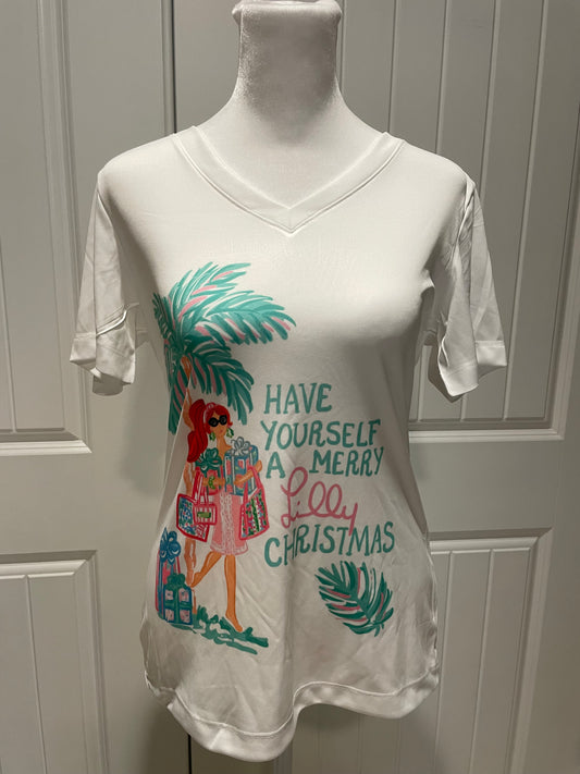 SALE! Merry Lilly Christmas Shirts - Red