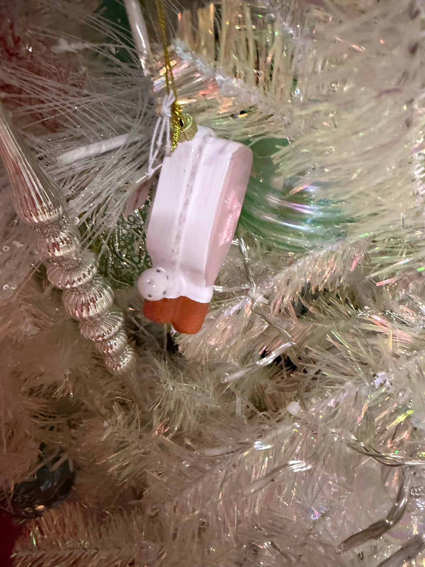 New! Pretty In Pinkleball Paddle Ornament Christmas Ornament