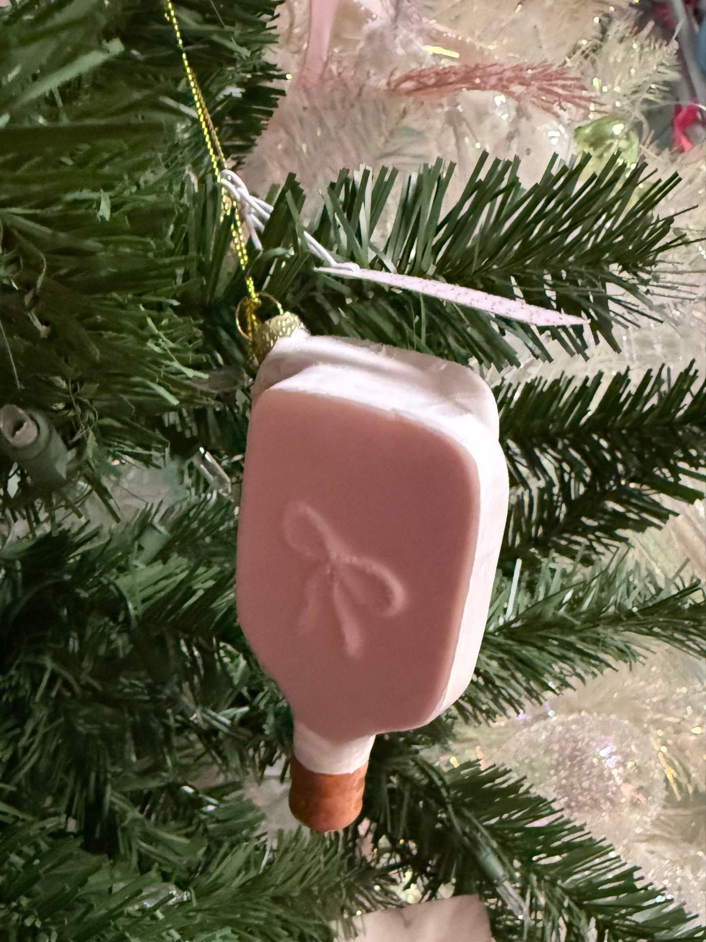 New! Pretty In Pinkleball Paddle Ornament Christmas Ornament