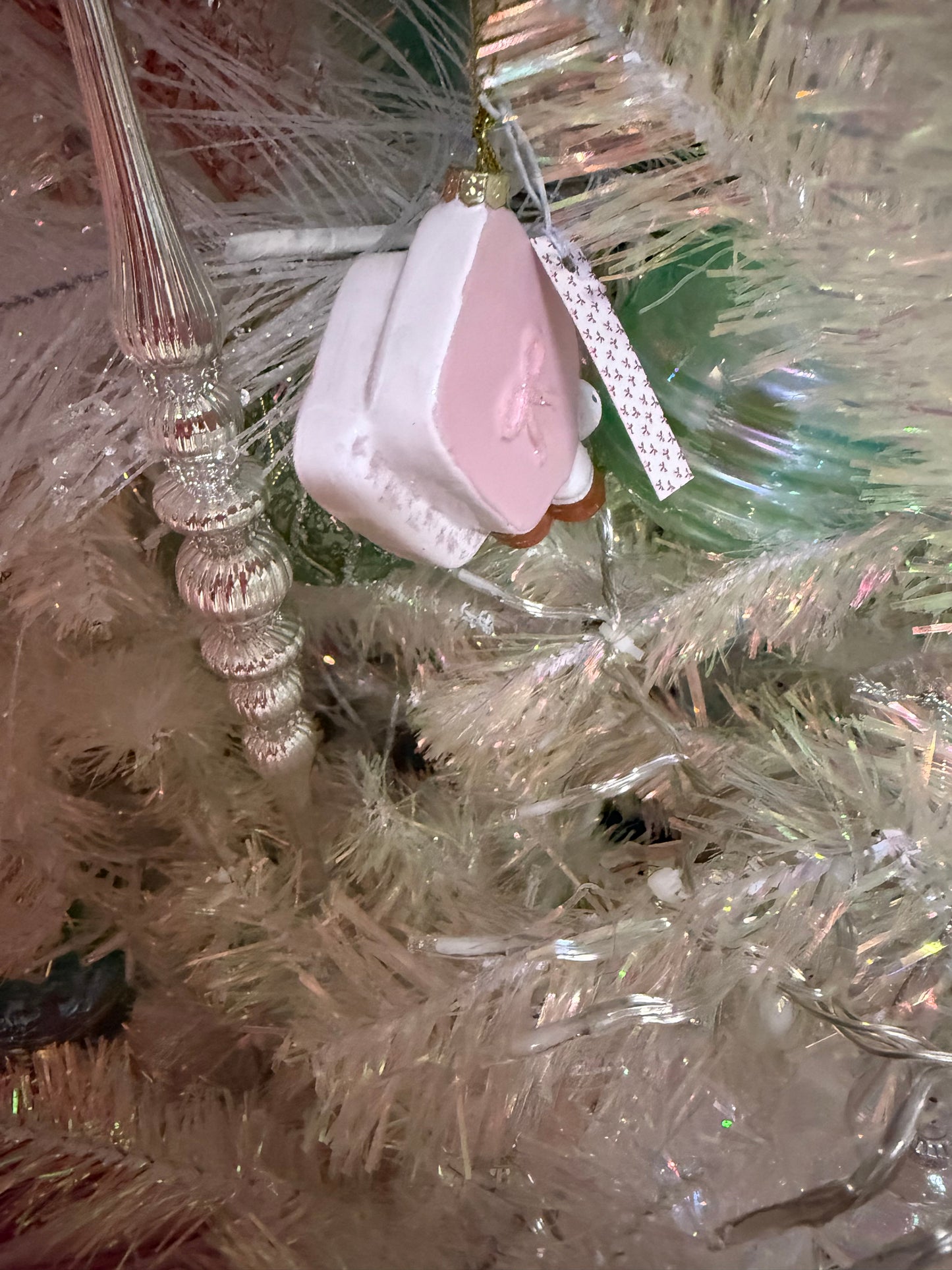 New! Pretty In Pinkleball Paddle Ornament Christmas Ornament