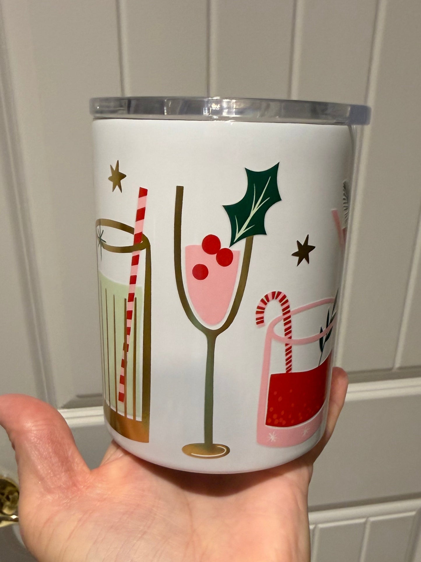 Stainless Steel Tumbler - Holiday Drinks