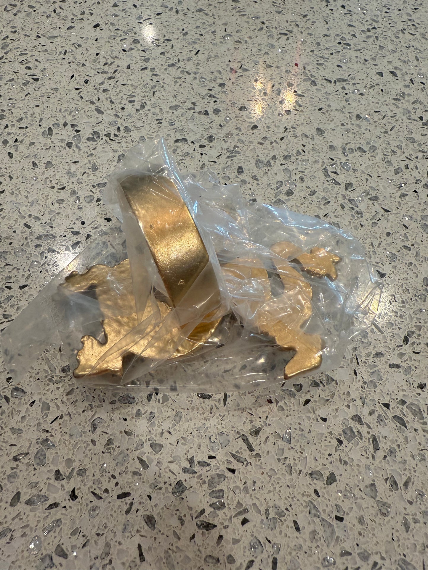 Gold Dragon Napkin Ring Set of Four