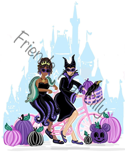 SALE! Kids FTL Dark Purple Villains Illustration Shirts