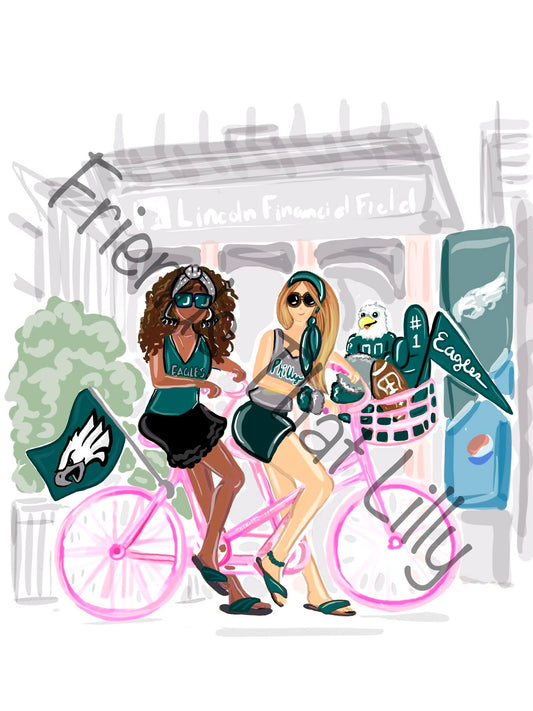 SALE! Philadelphia Eagles Illustration Shirts