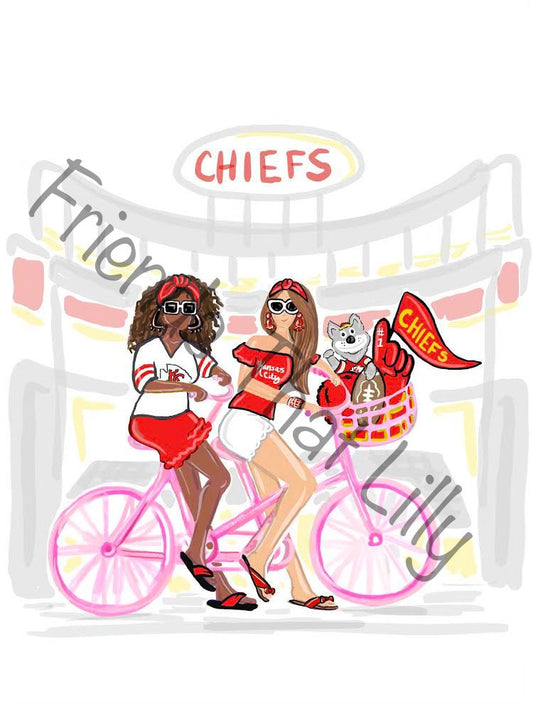 SALE! Kansas City Chiefs Illustration Shirts