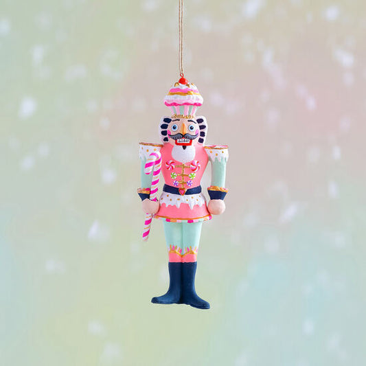 Gold Colonel Cupcake Ornament