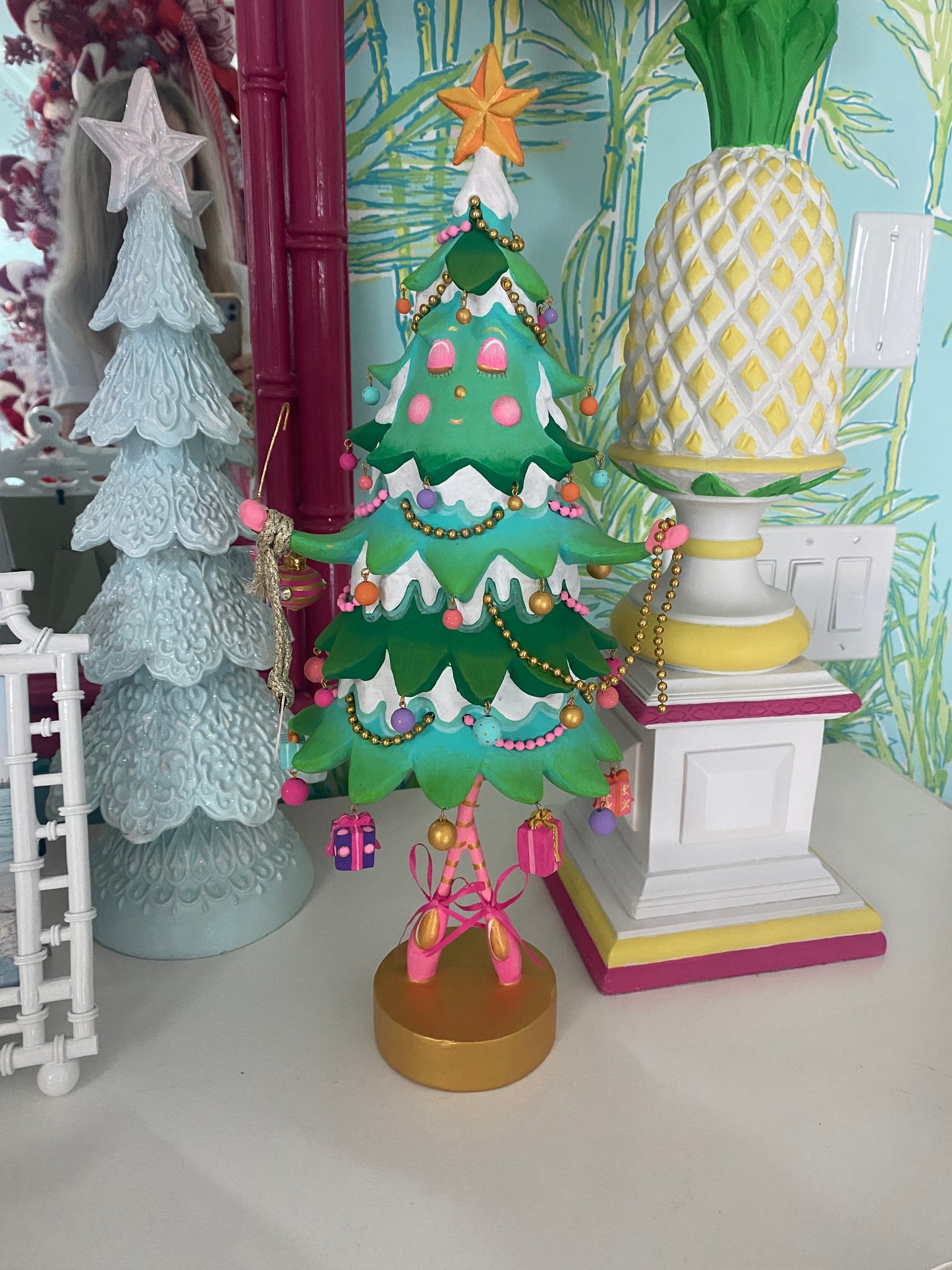 Pinesy On Pointe Christmas Tree Figurine